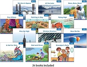 Decodable Readers Book Set: Long Vowels 24-Titles | Reading Age 5-8 | Grade Level 1 | Benchmark Education Company (Newmark Decodable Readers)