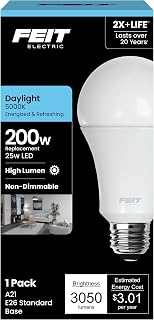 Feit Electric A21 LED Light Bulb 200W Eq, Daylight White