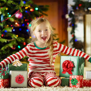 YUJUN Christmas Gift Bows Set, 23 Pieces, Red and Green