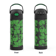 FUNTAINER Water Bottle with Spout by THERMOS – 16 Ounces, 16.0 fluid_ounces, Stainless Steel, Minecraft, Model F41101MIB6