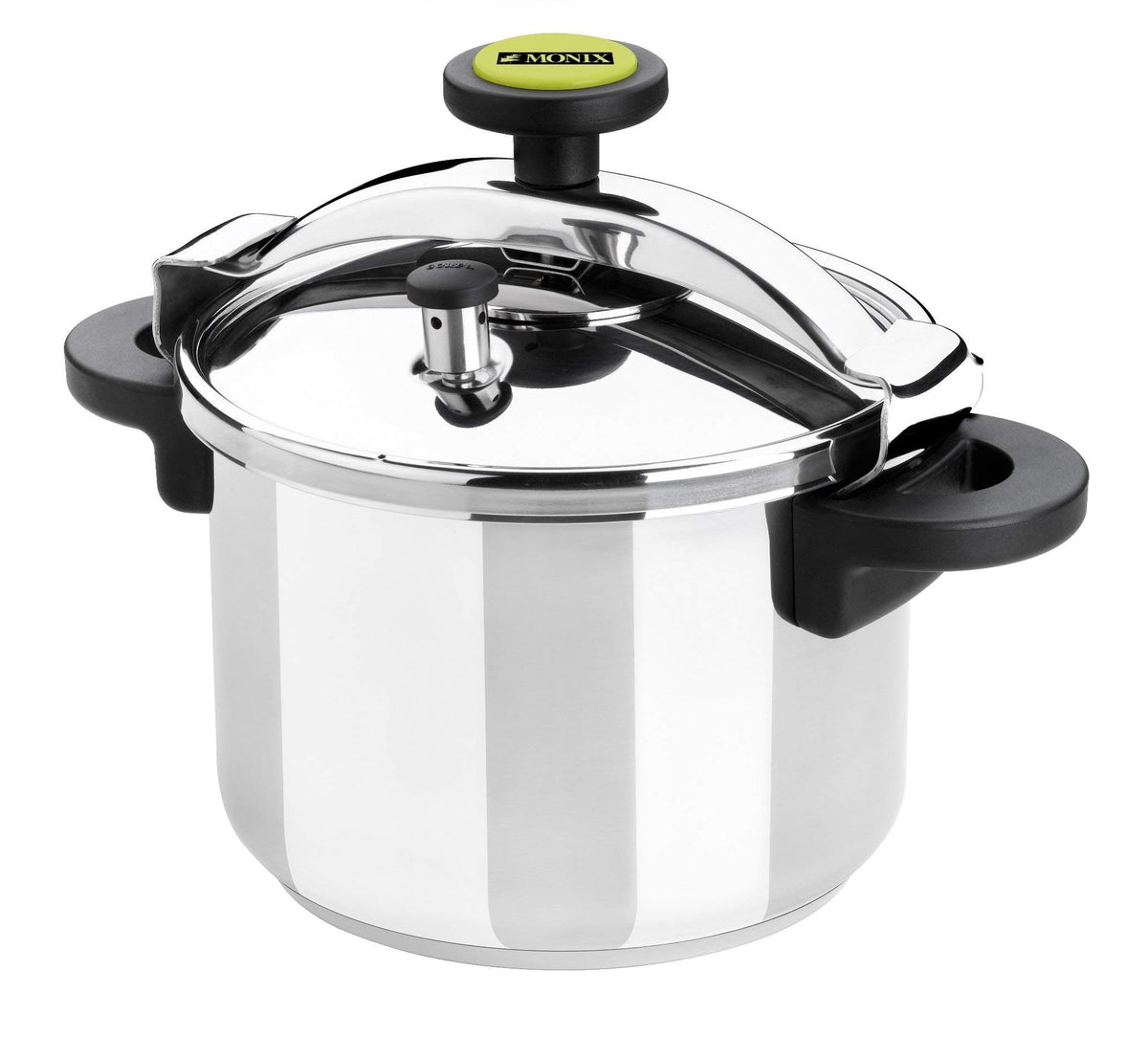Classica-Pressure Cooker 6l.All Cookers Including Induction. by Monix – 6.3 Quarts, 6 liters, Stainless steel, Silver, Model M530002