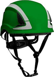 3M DBI-SALA Safety Helmet, Type II with SecureFit, Green, Non-Vented