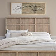 Liberty Furniture Proximity Place King Panel Bed Headboard Transitional Bedroom - Barley Buff