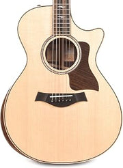 Taylor 812ce Acoustic-electric Guitar - Natural with V-Class Bracing and Radiused Armrest