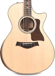 Taylor 812ce Acoustic-electric Guitar - Natural with V-Class Bracing and Radiused Armrest