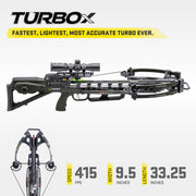 Turbo X Crossbow by TenPoint – Aluminum, Moss Green, Model CB25020-1549