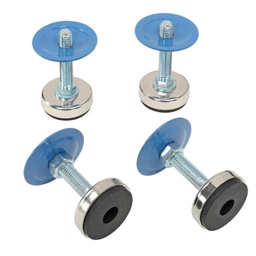 High Adjusting Swivel Glides for Modular Drawer Cabinet by Global Industrial – Alloy Steel, Grey, Model LT1404