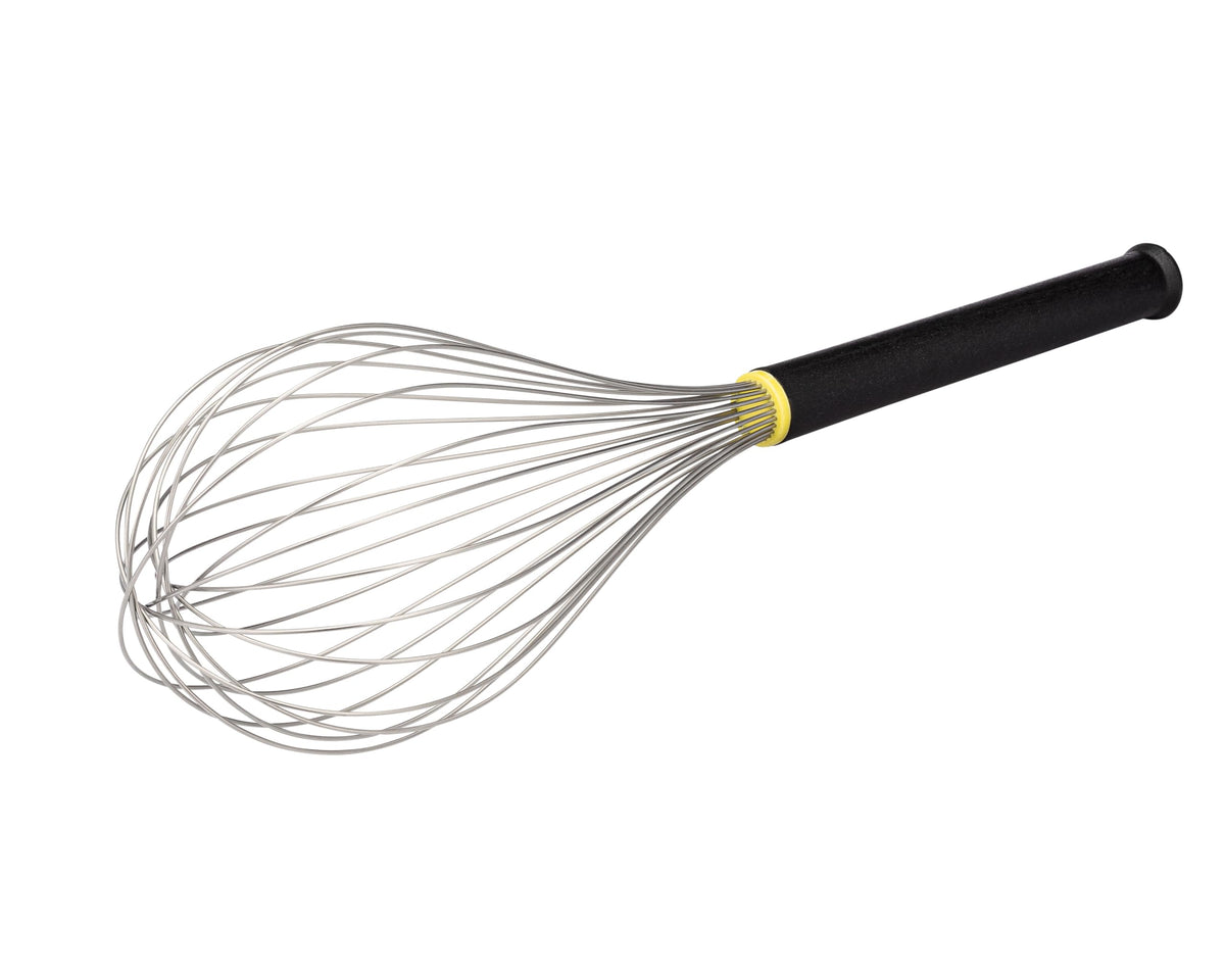 Bourgeat Egg Whisk with Exoglass® Handle by Matfer – Stainless Steel, Black, Model 111046
