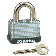 1-1/2" No. 22 Warded LaminatedPadlocks by Master Lock – Alloy Steel, Multicolor, Model 22D