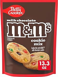 Betty Crocker Cookie Mix with M&M's Milk Chocolate Candies, 13.3 oz