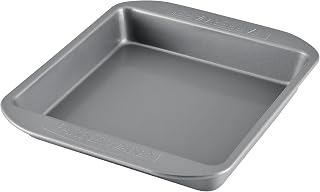 Farberware Nonstick Bakeware 9x9 Baking Pan, Square Cake Pan, Gray