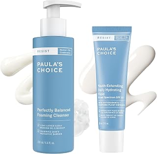 Paula's Choice RESIST Daily Hydrating Fluid SPF 50 & Foaming Cleanser