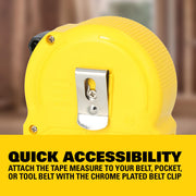 STANLEY 4.9 m / Black, Yellow / Industrial Tape Measures