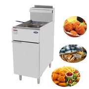 Atosa ATFS-40 Commercial Fryer by Cook Rite – Stainless Steel, Model ATFS-40(LP)