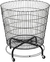 HUBERT Dump Bin Black Wire - 29 1/2"Dia x 32"H