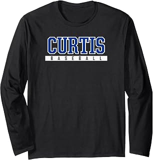 Curtis High School Baseball Long Sleeve T-Shirt