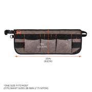Arsenal 5707 Tool Work Waist Apron by Ergodyne – Waist, Cotton, Gray, Model 13698