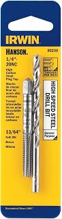 Tools IRWIN Drill And Tap Set, 1/4-Inch - 20 NC Tap and 13/64-Inch Drill Bit (80230)