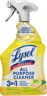 All Purpose Cleaner Spray by Lysol – 32 Fl Oz (Pack of 12), sss, Yellow, Pack of 12, Model 1920075352