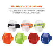 Squids 3386 Vinyl Arm Band ID/Badge Holders by Ergodyne – Polyester, Blue, Pack of 10, Model 19971