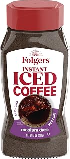 Folgers Instant Iced Coffee, 7-Ounce Jar (Pack of 6)