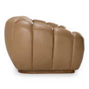 Ekwok - Modern Tan Leather Sofa by Limari Home – Foam, Tan, Model LIM-83356