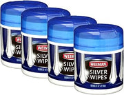 Weiman 20CT Silver Wipes (Pack of 4)