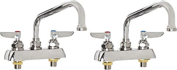 TS Brass B-1110 Workboard Faucet, Chrome (Pack of 2)