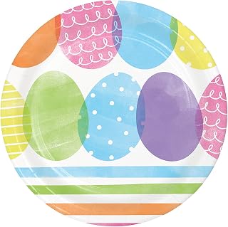 Creative Converting Dyed Easter Eggs Dessert Plates, 8 ct