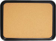 16” x 12” rectangular slip resistant tray w/cork, black, comes in each