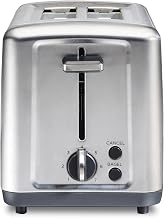 Hamilton Beach 2 Slice Brushed Stainless Steel Toaster with Extra-Wide Slots, Toast Boost, Auto Shutoff, 22992G