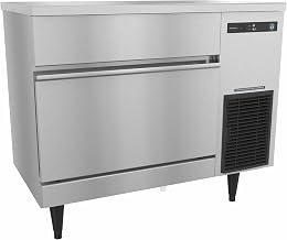 Crystal Clear Square Cube Ice Maker IM-200BAC with Built-in ice bin by Hoshizaki