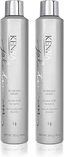 Kenra Platinum Working Spray 14 | Flexible Hold Hairspray | Fast-Drying, Non-Sticky | Creates Volume & Texture | Leaves Hair With Frizz-Free Shine | All Hair Types