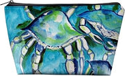 PC1134 8.5 x 6 in. White Crabs Pouch
