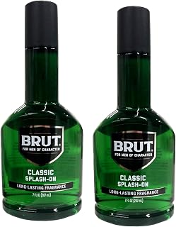 BRUT Classic Splash-On Fragrance, 7 Fluid Ounce Plastic Bottle, Pack of 2