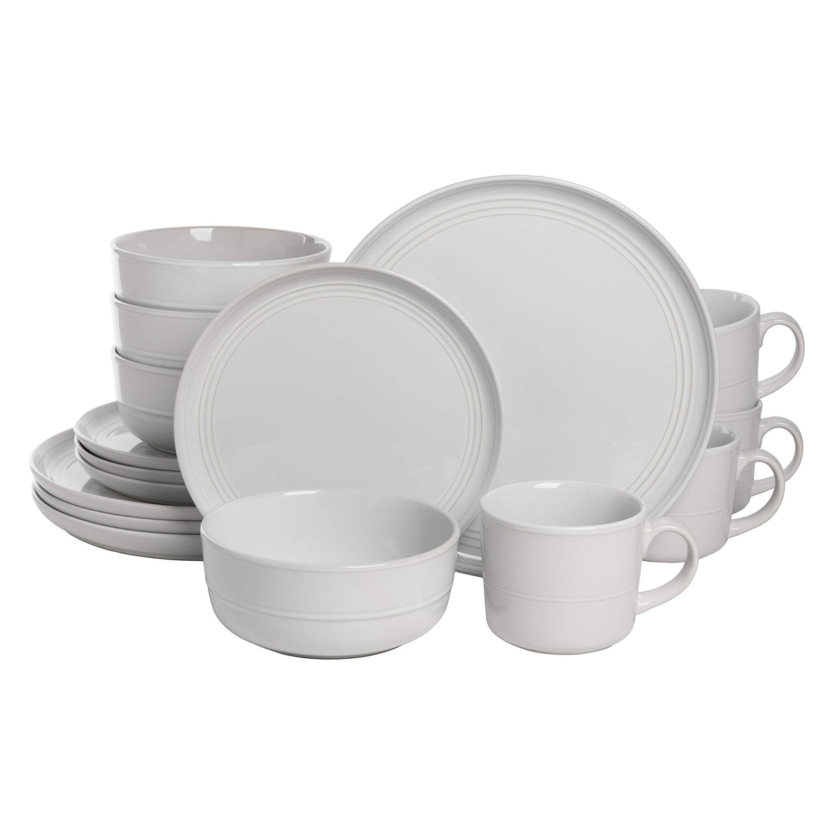 10 Strawberry Street 16 Piece / White / 1 Dinnerware Sets