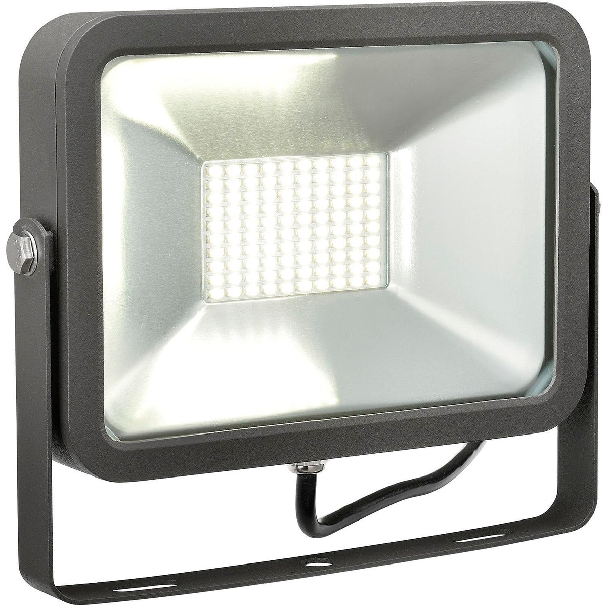 LED Flood Light by Global Industrial – 9.5"L x 1.65"W x 6.61"H, Die Cast Aluminum Housing, Bronze, Model CSFL-50-5K