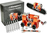 Klampero Chainsaw Sharpener, Portable Manual Sharpening Tool, Equipped With 7 Sharpening Stones, Suitable For 4–22-Inch Electric And Gas-Powered Chainsaws, Gardening And Woodworking Tools
