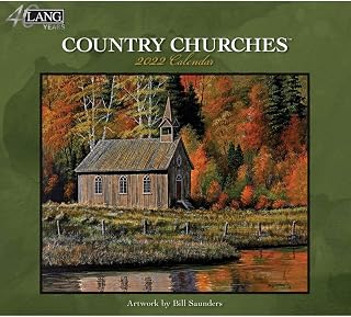 The LANG Companies Country Churches 2022 Wall Calendar