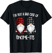 Funny Lazy Gnome Pajama Day Cute Gnome-itis T-Shirt