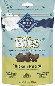 Blue Buffalo Spring Bits Natural Soft-Moist Training Dog Treats Chicken Recipe