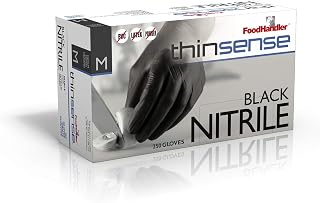 103-TS14-BLK FoodHandler thinsense™, Nitrile, MD, Black (Pack of 1000)