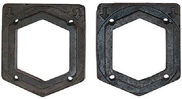 Sanitaire, Eureka, Electrolux Brush Roll Hex Rubber End Cap 2 Pk Part # 26059a