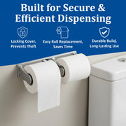 San Jamar 1 / 2 Roll Capacity / Locking Categories