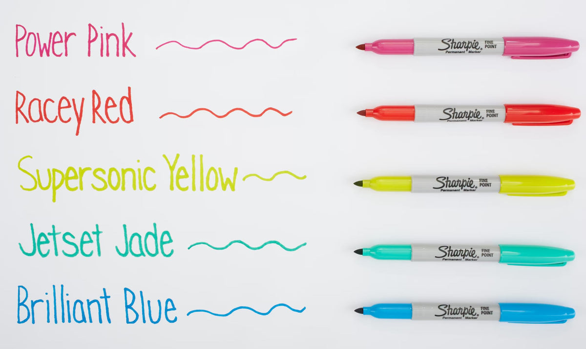 Limited Edition Color Burst Permanent Markers by Sharpie – 32 Count (Pack of 1), Plastic, Multicolor, Model 2151381