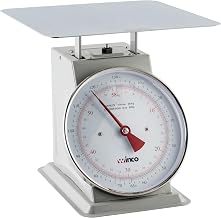 Winco 130-Pound/59.09kg Scale with 9-Inch Dial | Easy read dial, Heavy-duty