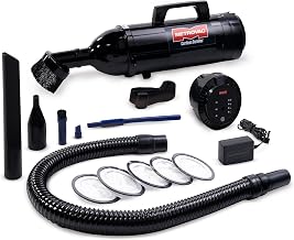 METROVAC Cordless DataVac IT Vacuum - 250W DC Motor - Rechargeable Handheld Cleaner with Powerful Air Blast & Accessories