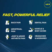 Advil Dual Action Back Pain by HALEON – 18 Count (Pack of 1)
