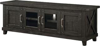 Modus Furniture International 7YC926C Yosemite Solid Wood 4-Door Media Console, Café