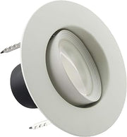 Satco S11822-7.5 Watt LED Directional Retrofit Downlight; Gimbaled; 4 in. - Adjustable Color Temperature - (8 Downlights)